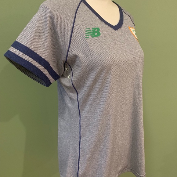 🏆New Balance Team Ireland Blue Athletic Shirt - Picture 5 of 7